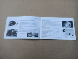 Instruction Book: Citroen GS (1976) Nederlands
