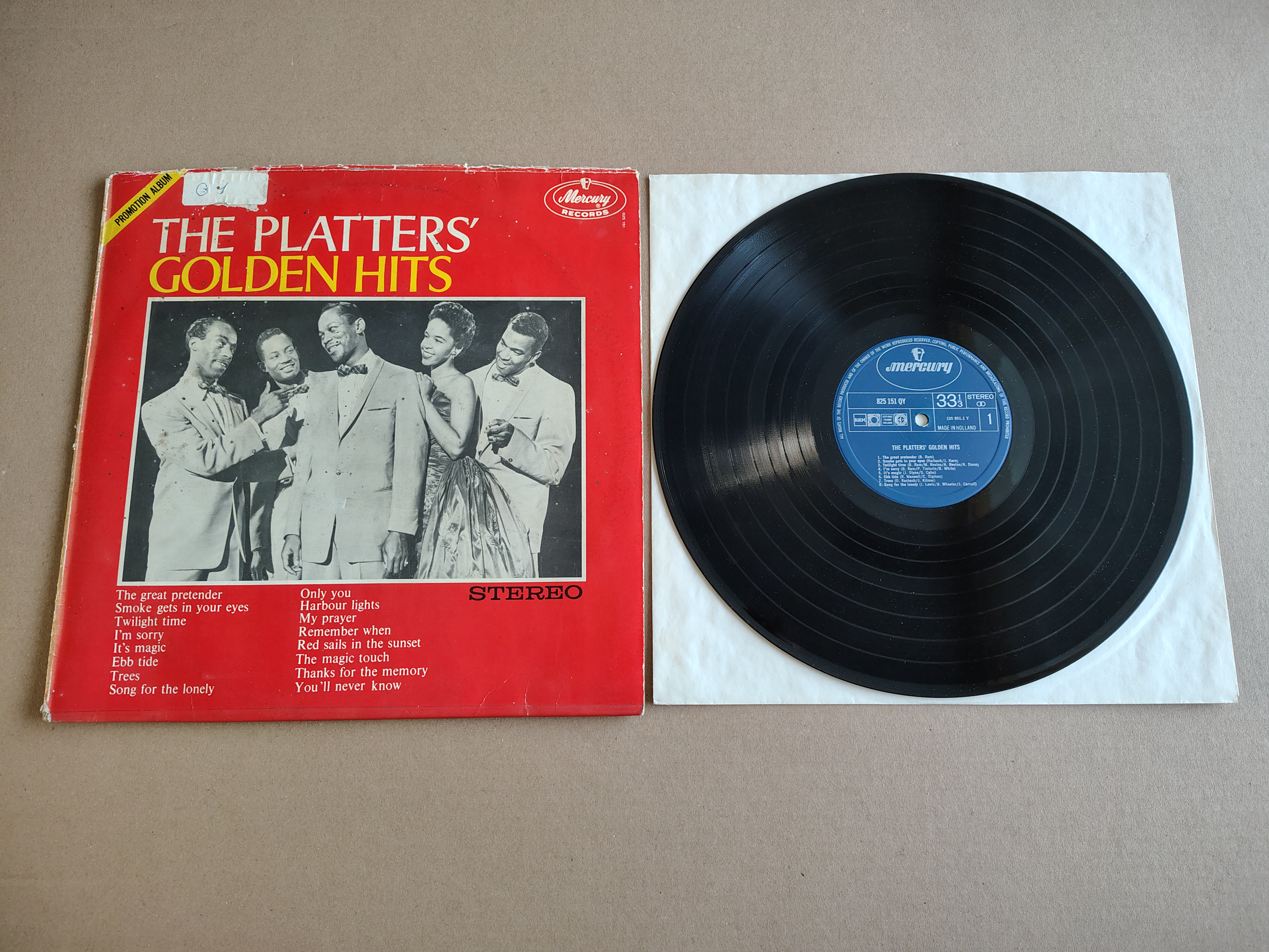 Vinyl LP: The Platters - Golden Hits (1977)