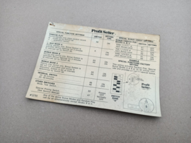 Paper/ Profit Setter (Rock-ola 478)