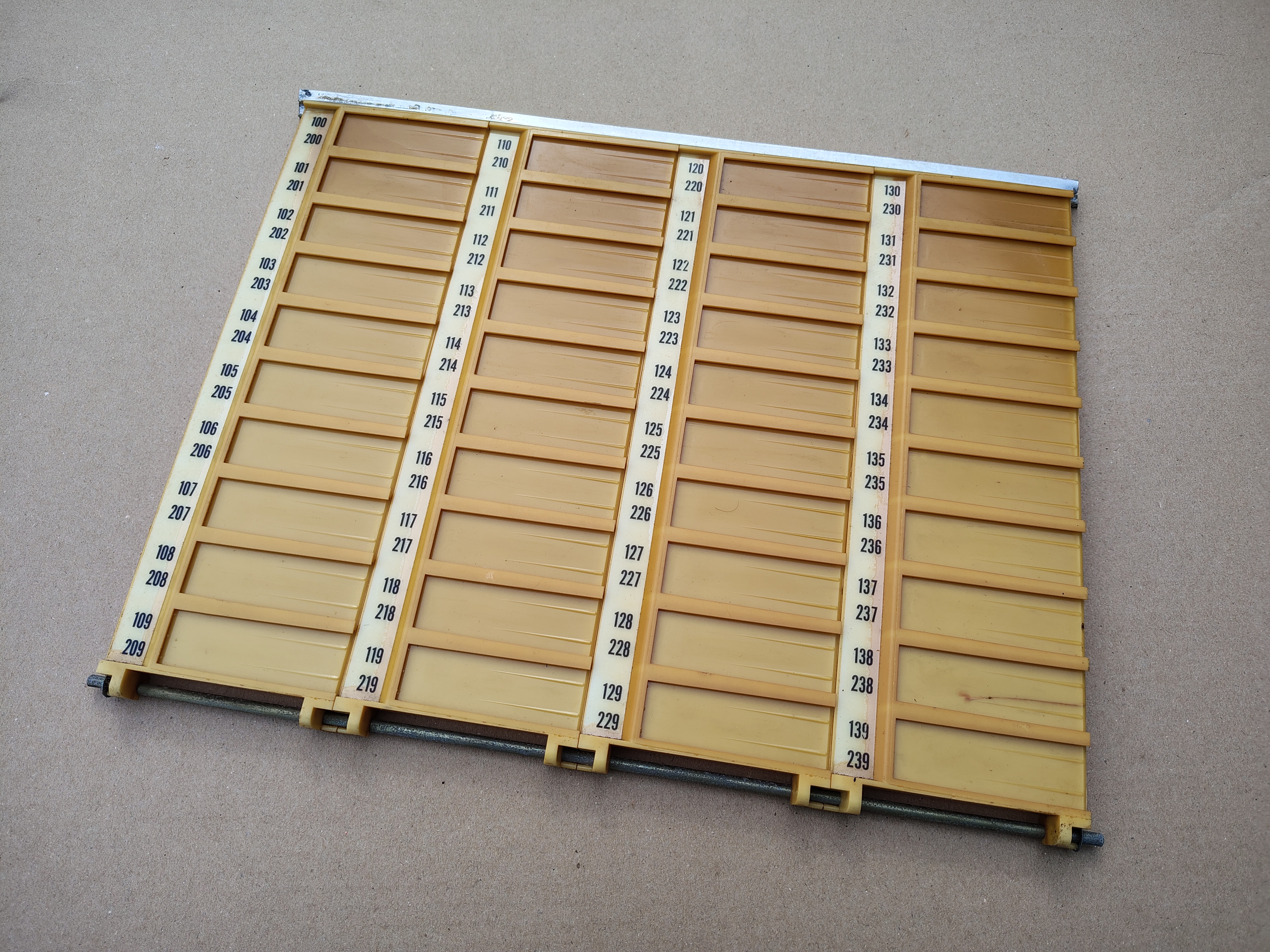 Progam Holder (Seeburg Disco/ SMC1)