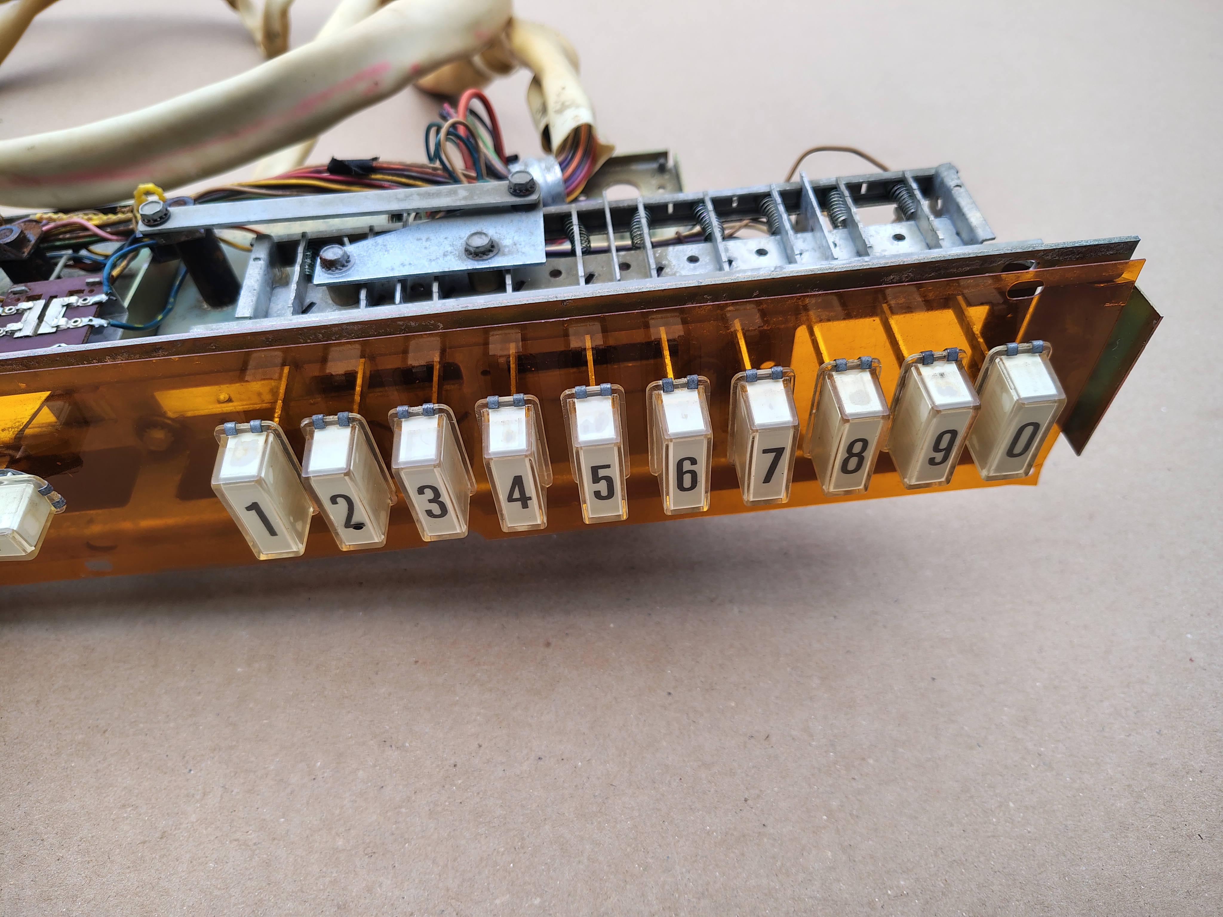 Push Button Panel (Wurlitzer 3710)