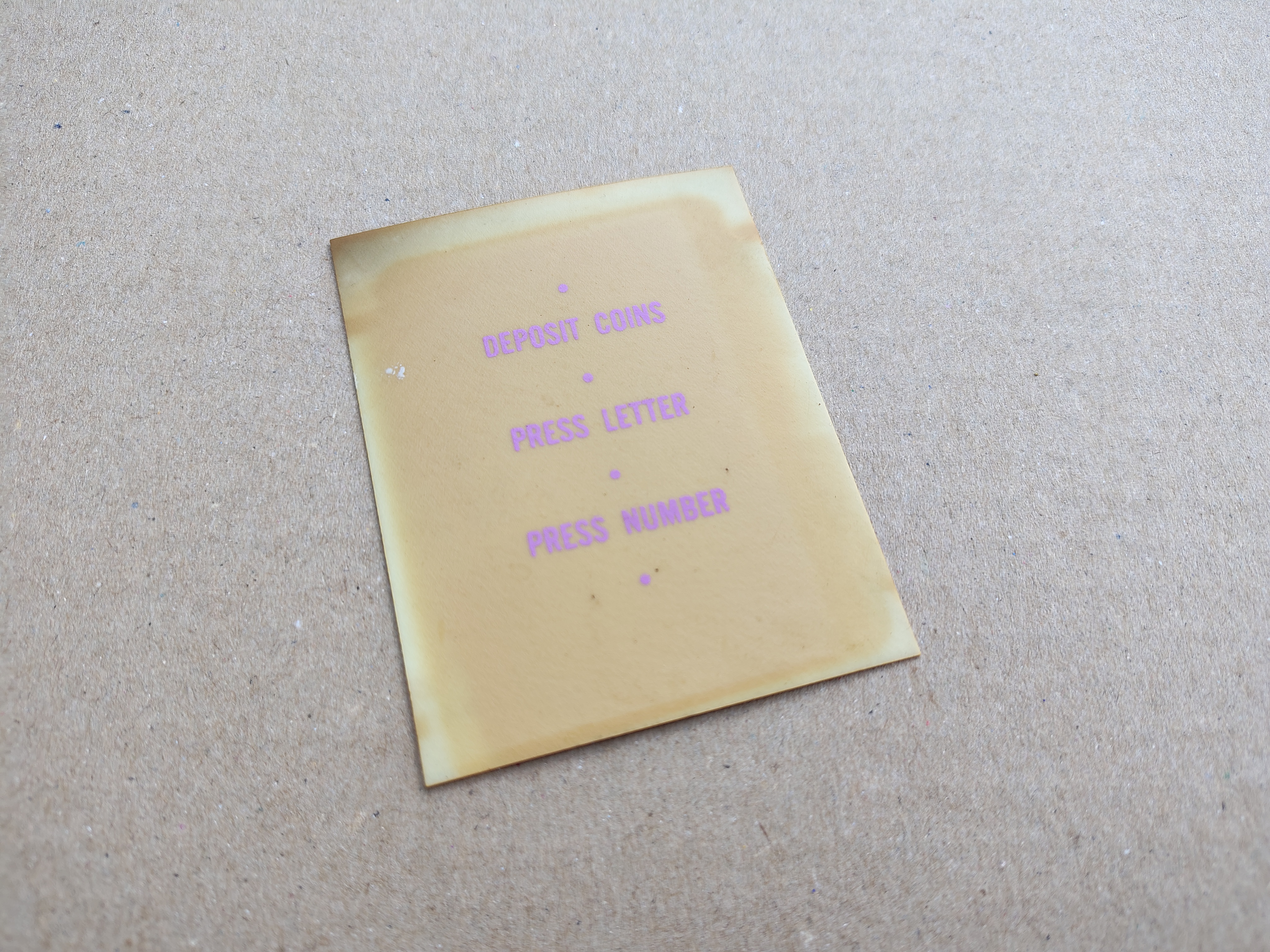 Pricing Plastic/ USA (Rock-ola 414/ Capri II (1964)