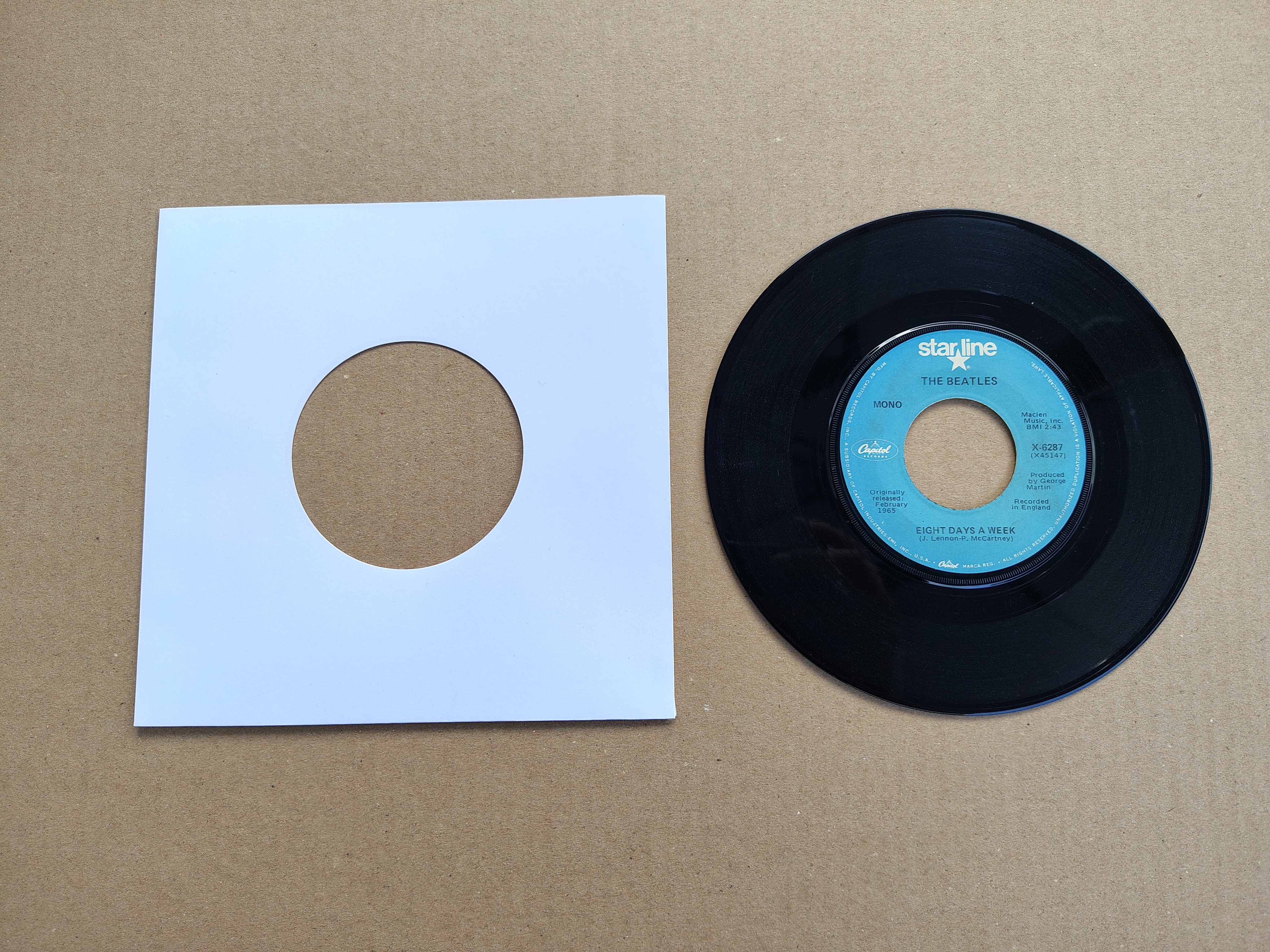 7" Single: The Beatles - Eight Days A Week (1965) USA