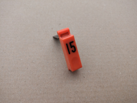 Push Button " 15 " (Rock-ola Tempo 1/ 1468)