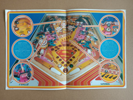 Flyer/ Folder: Atari Superman (1979) Flipperkast