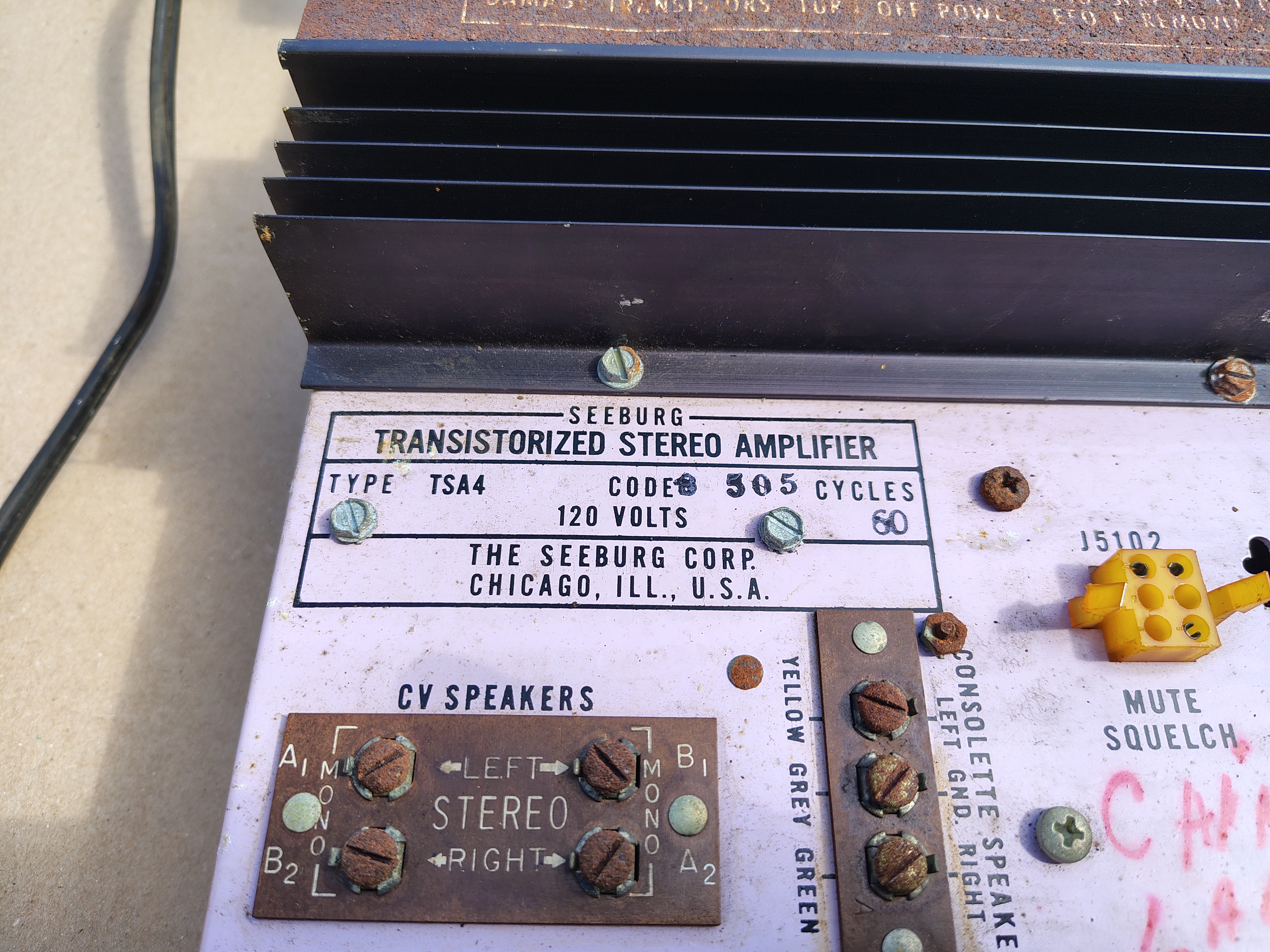 Versterker/ TSA5/ 117V (Seeburg Showcase)