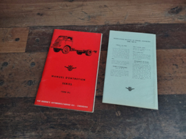 Instructie Boekje: DAF 1500 DL/ Vrachtwagen (1957) France