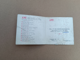 Dealer Flyer/Foldertje (Rowe-AMi MM1) Belgium