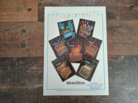 Flyer: Wurlitzer Programma (1977) jukebox