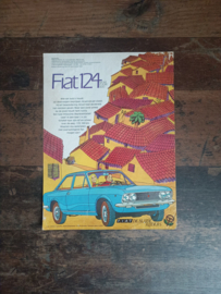 Reclame: Fiat 124 (1972) 29 x 21 cm