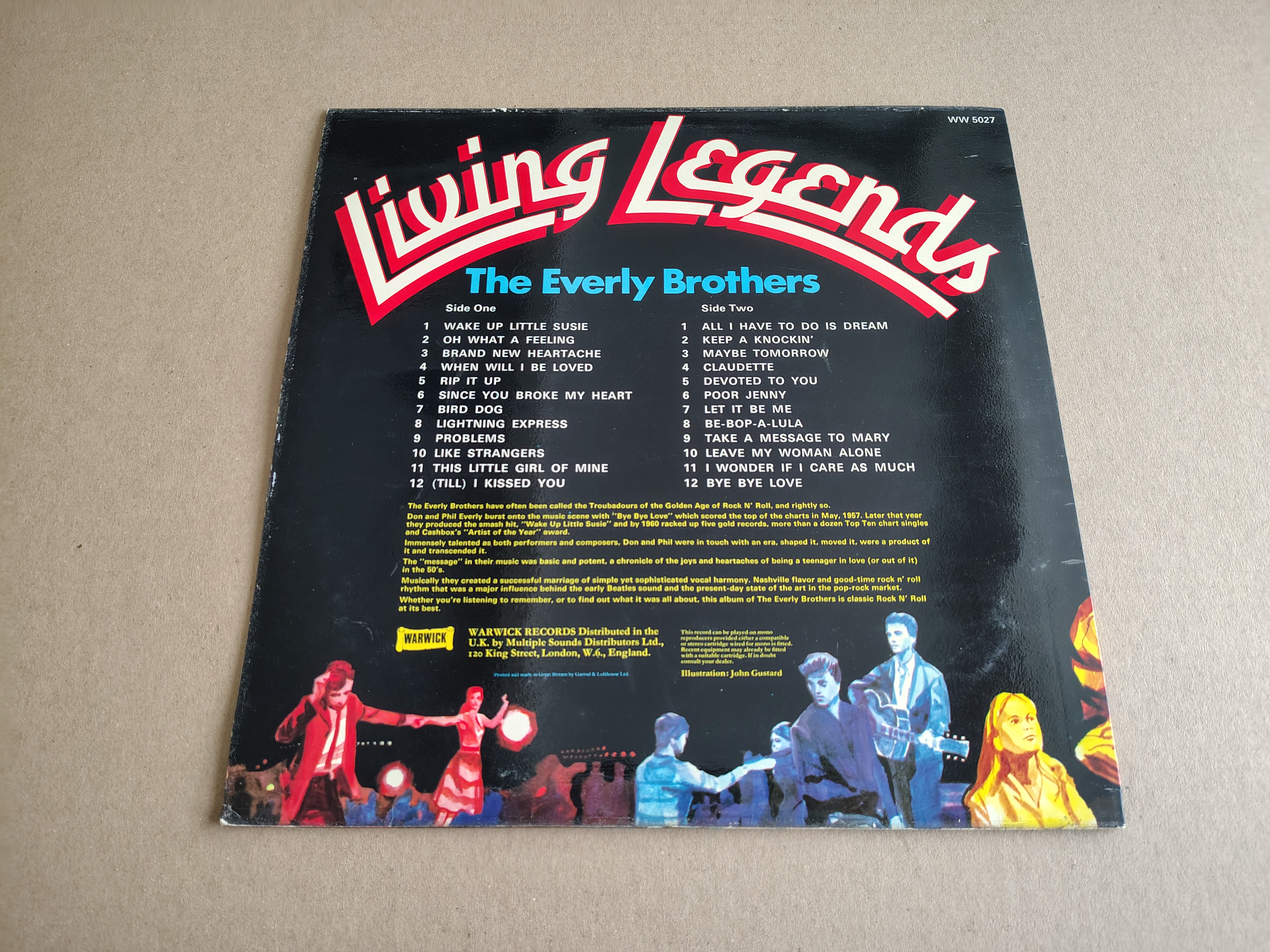Vinyl LP: The Everly Brothers - Living Legend (1972)