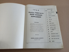 Shop Manual: Pontiac 7000 Serie (1964) USA