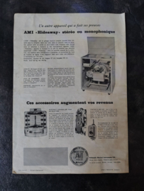Flyer: Folder (AMi J200) 1959