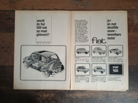 Reclame: Fiat 500 (1972) 29 x42 cm