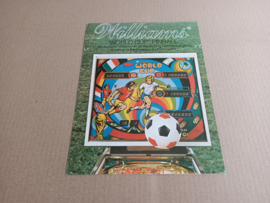 Flyer/ Folder: Williams World Cup (1978) Flipperkast