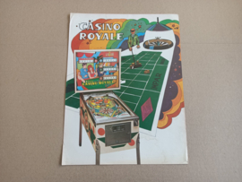 Flyer: Segasa Casino Royale (1976) Flipperkast