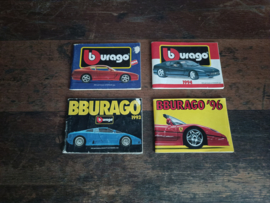 4x Catalogus: Burago 1:24/1:18 (1993/1994/1996)