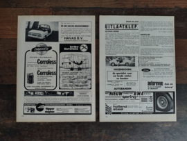 2x Reclame: DAF 44 Havas/ Variomatic (1970) 29 x 21 cm