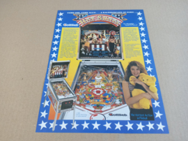 Flyer: Gottlieb Hot Shots (1989) Flipperkast