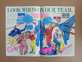 Flyer/ Folder: Video Game: Sega Mega-Tech System (1989)