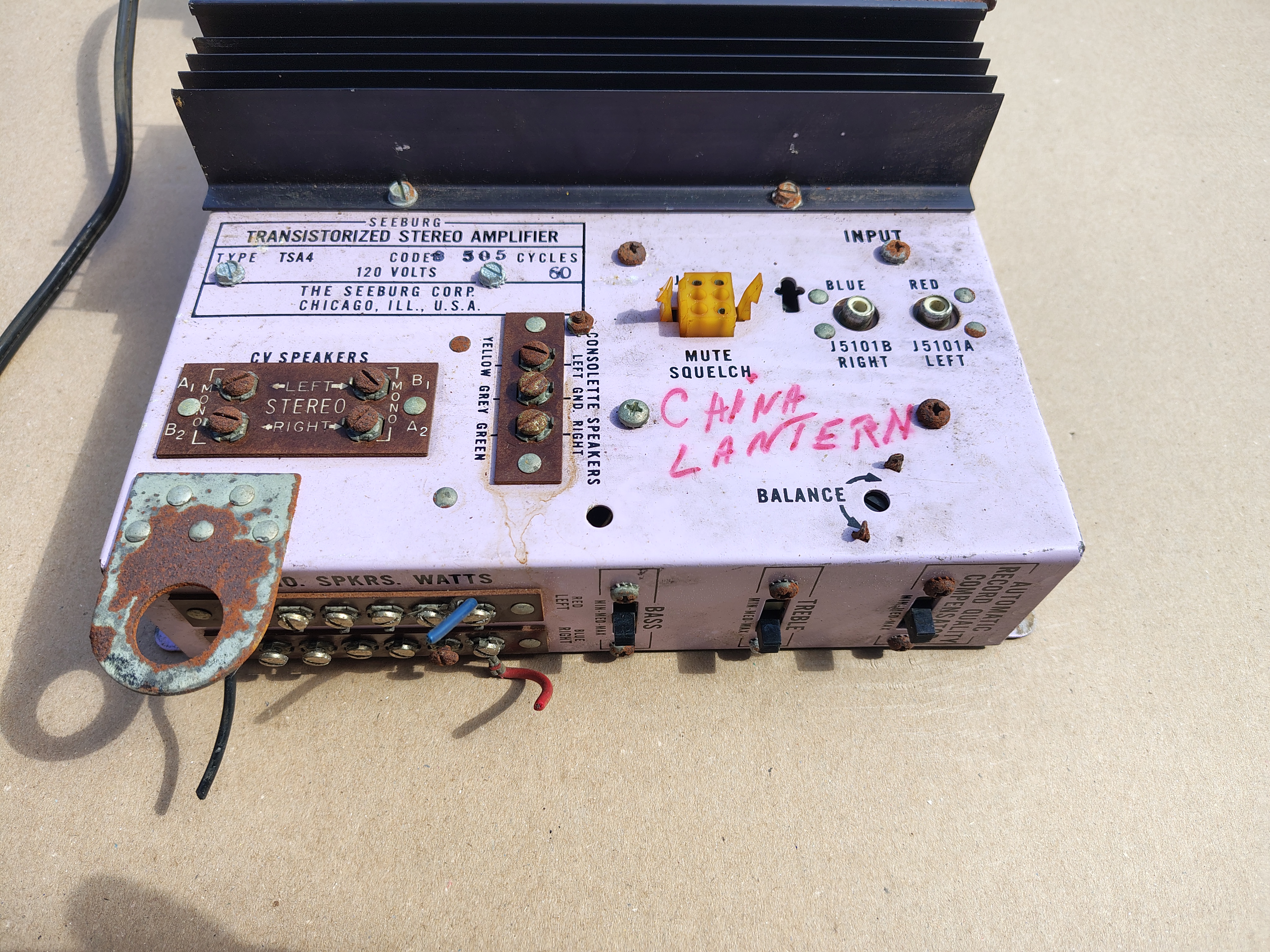 Versterker/ TSA5/ 117V (Seeburg Showcase)