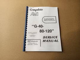 Service Manual  (AMi G40/80/120) 1955 /NEW REPRO !!