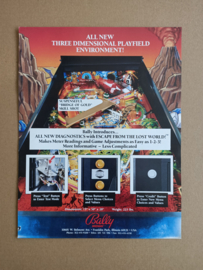 Flyer: Bally Lost World (1988) Flipperkast