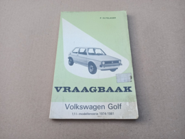 Instruction Book/Vraagbaak: Volkswagen Golf 1 (1974-1981)  Neterlands