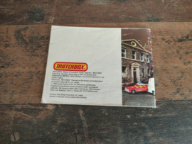 Catalogus: Matchbox (1980/1981) Miniatuur Auto's