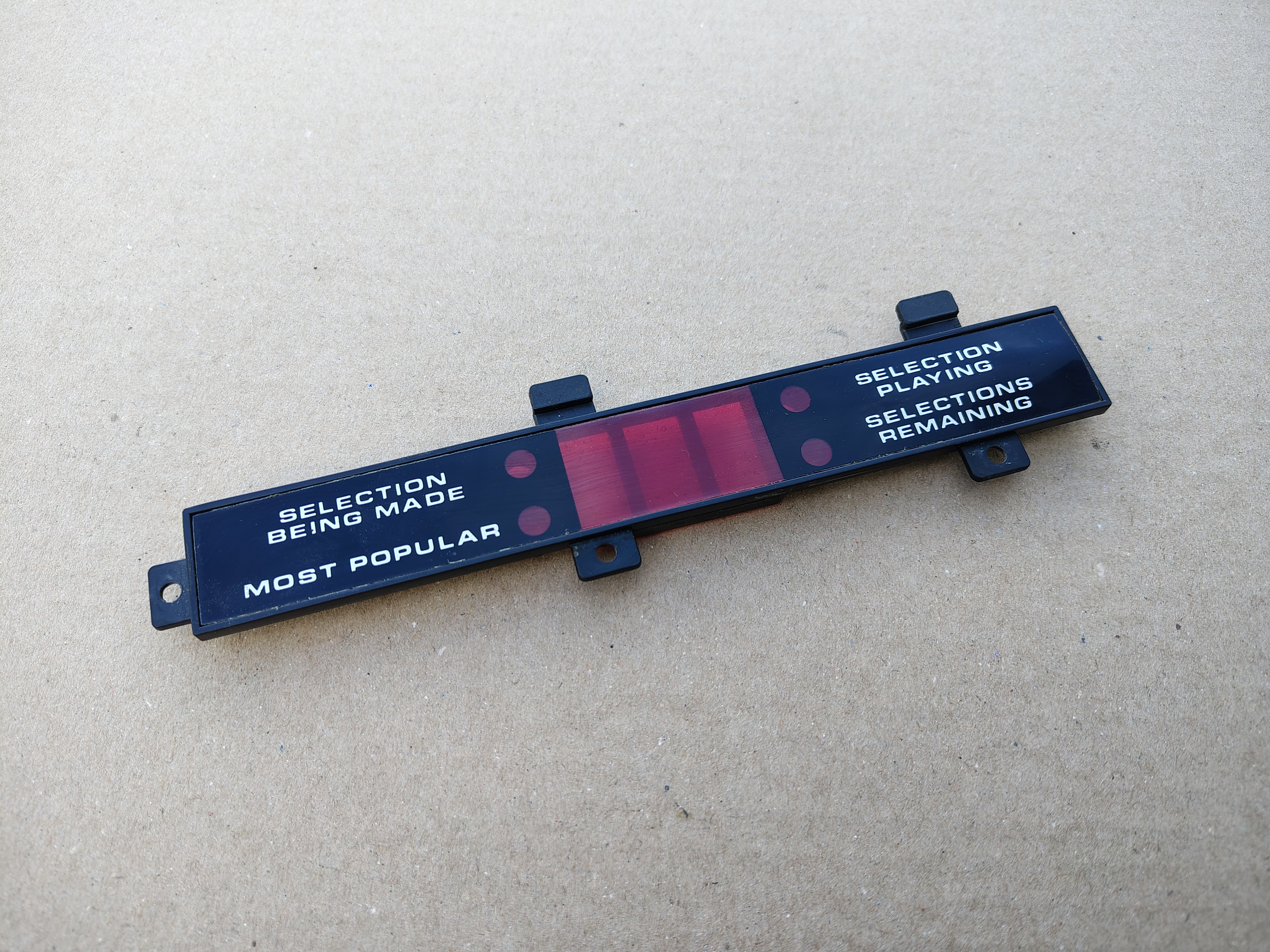 Display Panel/ 4-07420-01 (Rowe-AMi/ Div)