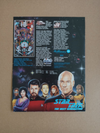 Flyer: Williams - Star Trek (1993) Flipperkast