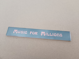 Plastic / Music For Millions (Wurlitzer 3500/ Zodiac)