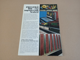 Folder/ Flyer (NSM Prestige 160) 1969