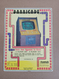 Flyer: Video Game: Ramtek Barricade (1976)
