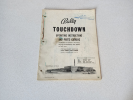 Installation Manual Bally Touchdown (1960) Bingo