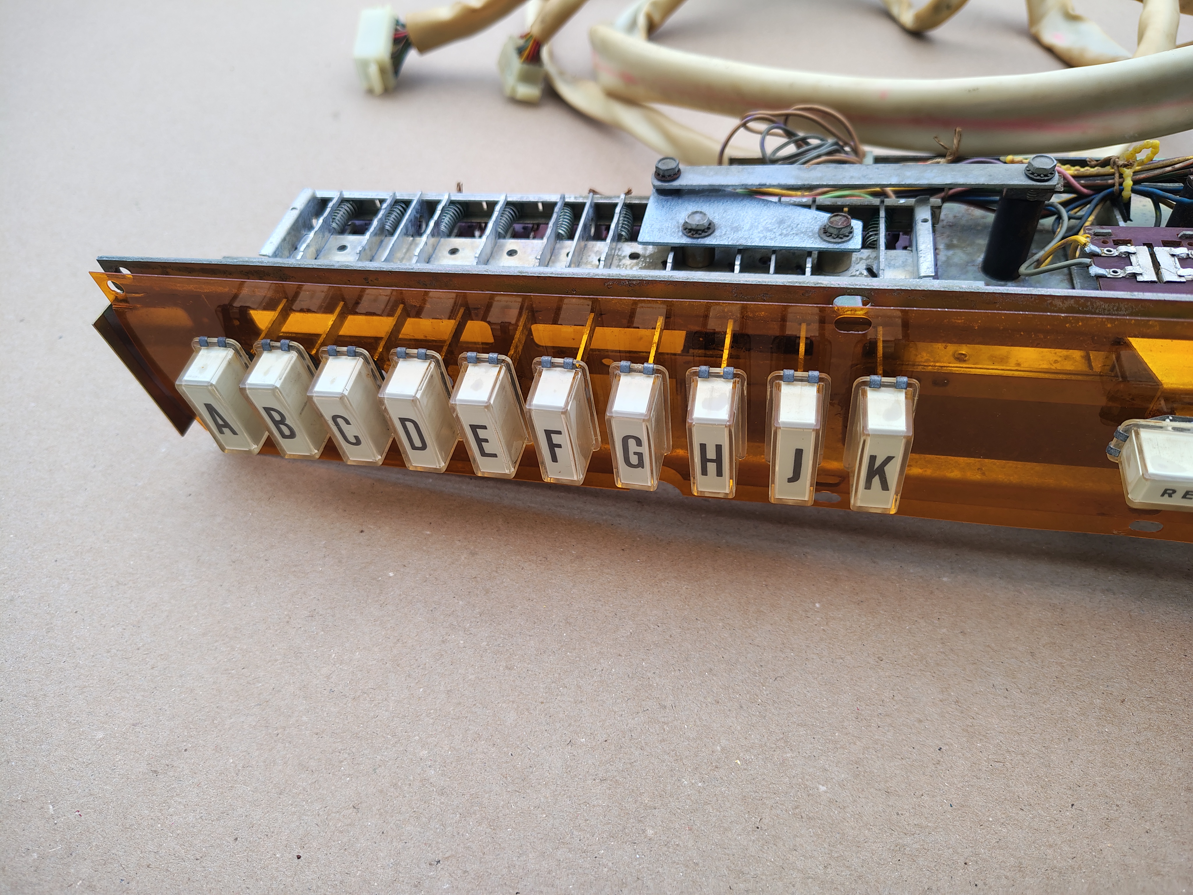 Push Button Panel (Wurlitzer 3710)