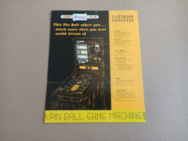 Flyer/ Folder: Recel Poker Plus (1977) Flipperkast