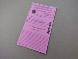 Warranty Certificate (Rowe-AMi/ Div)