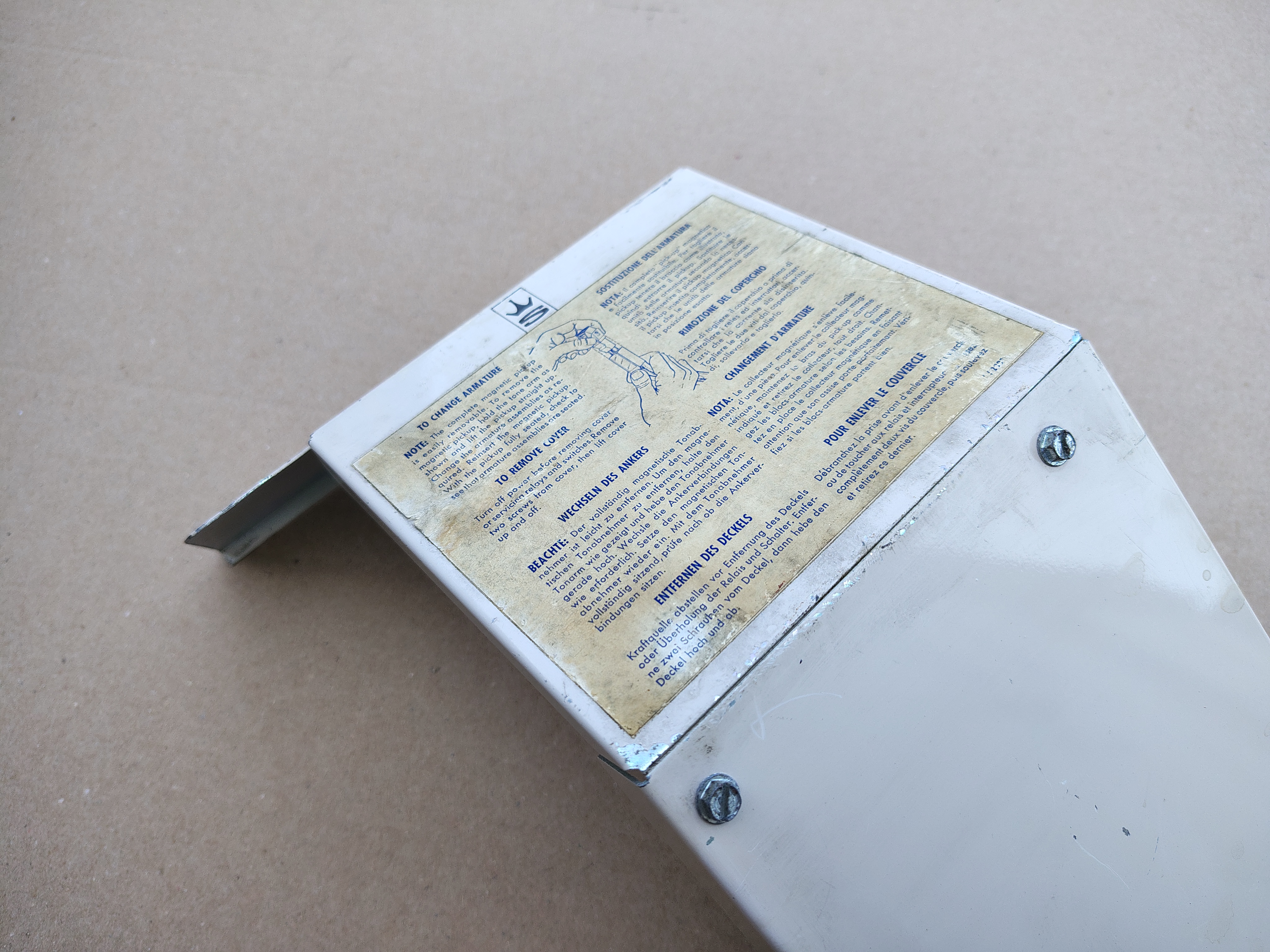 Carriage Cover/ Mechanism (Seeburg LS3)