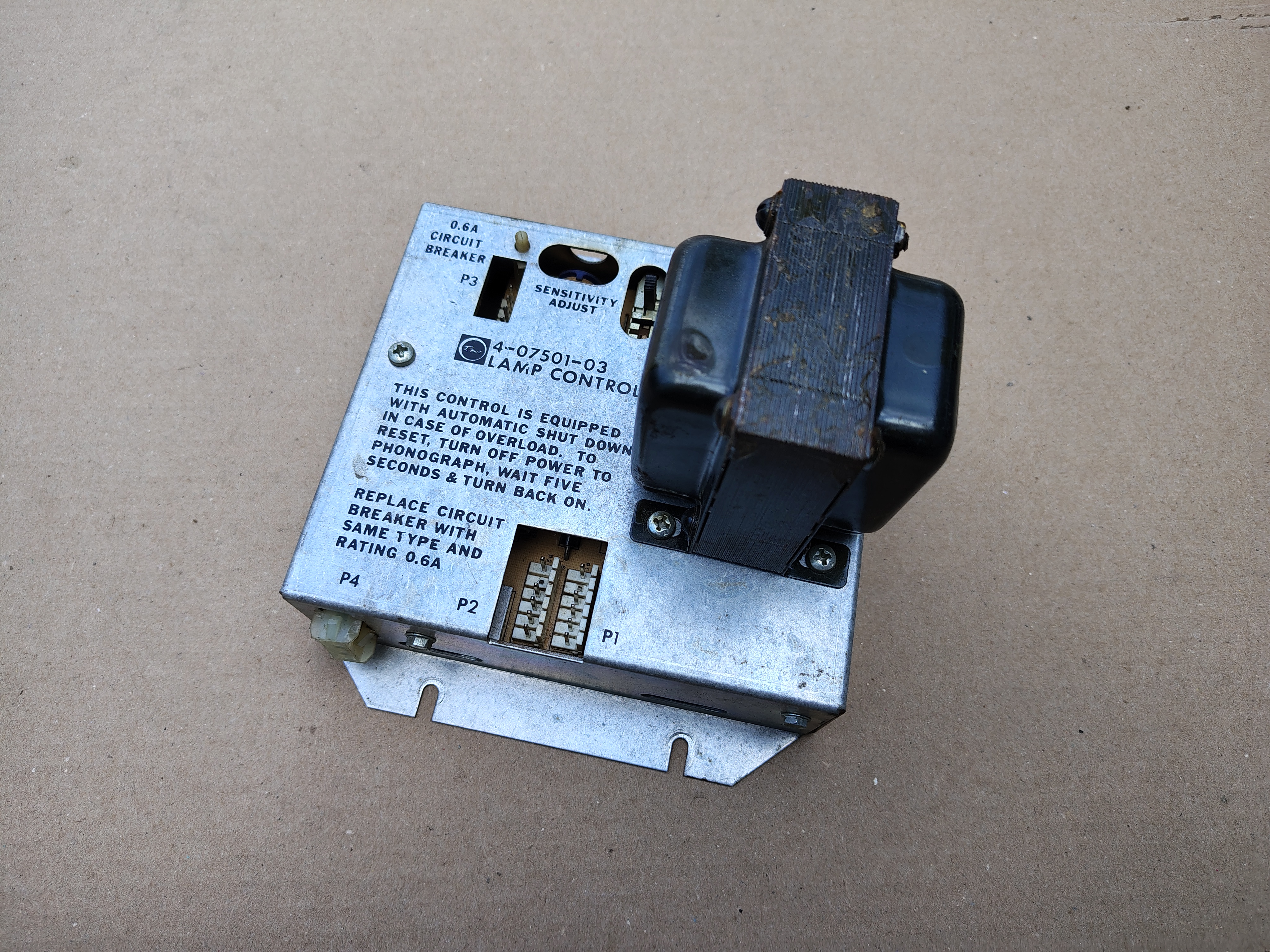 Lamp Control Unit/ 4-07501-03 (Rowe-AMi R- Series)