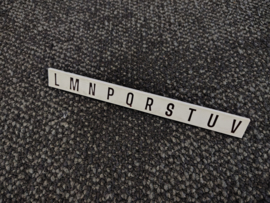 Selection Letter Strip "L-V" (Rowe-AMi/ JAO Diplomat)