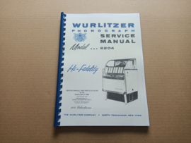 Service Manual (Wurlitzer 2204) New !!!