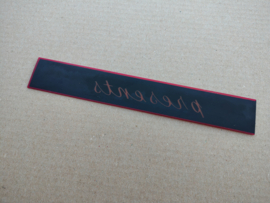 Presents/ Plastic (Rowe-AMi Tropicana /JBM)