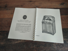 Service Manual: (Wurlitzer 2000) NEW !!!