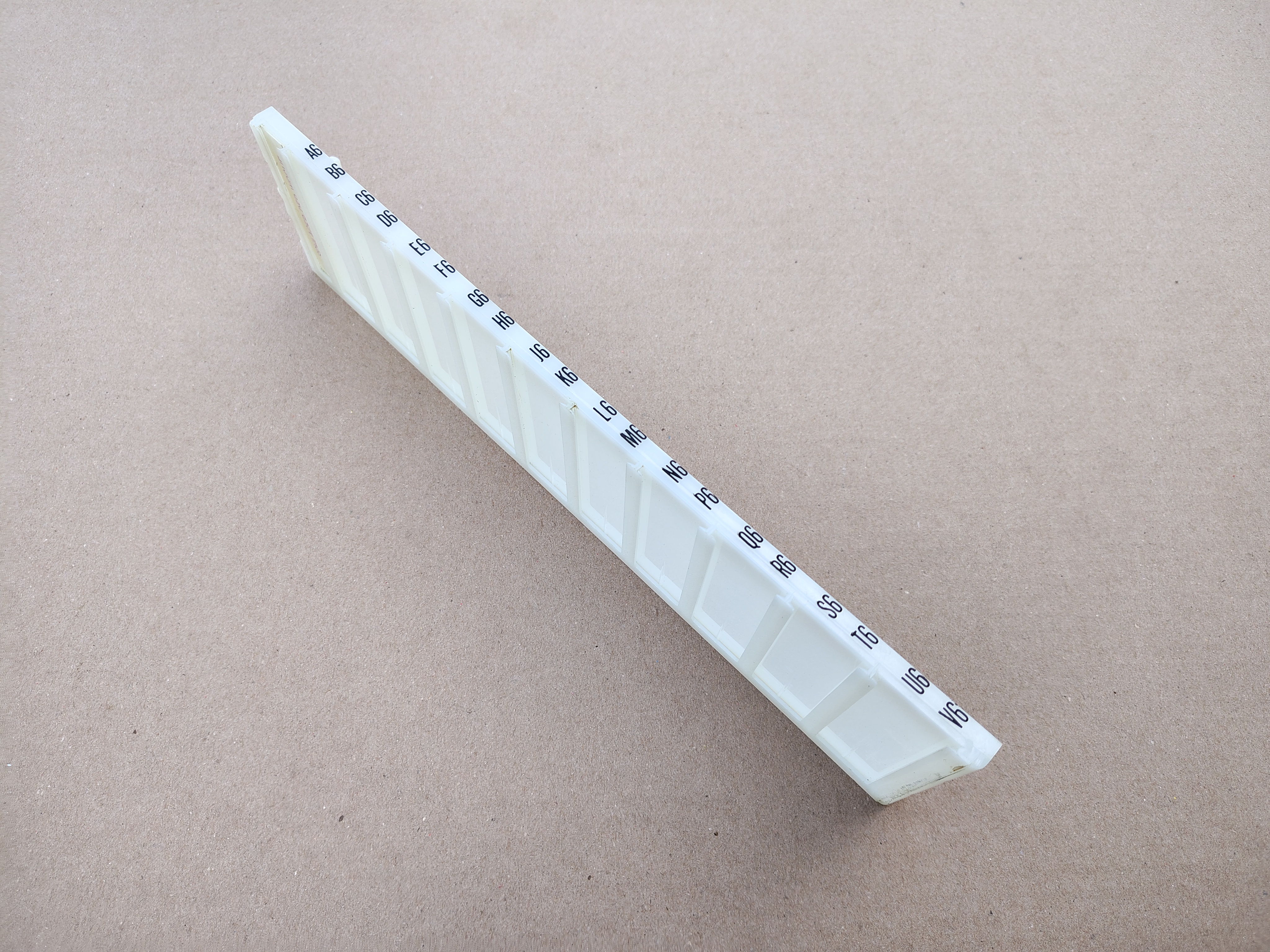 Program Holder " A6/ U6 " (Rock-ola 418S/ Rhapsody (1964)