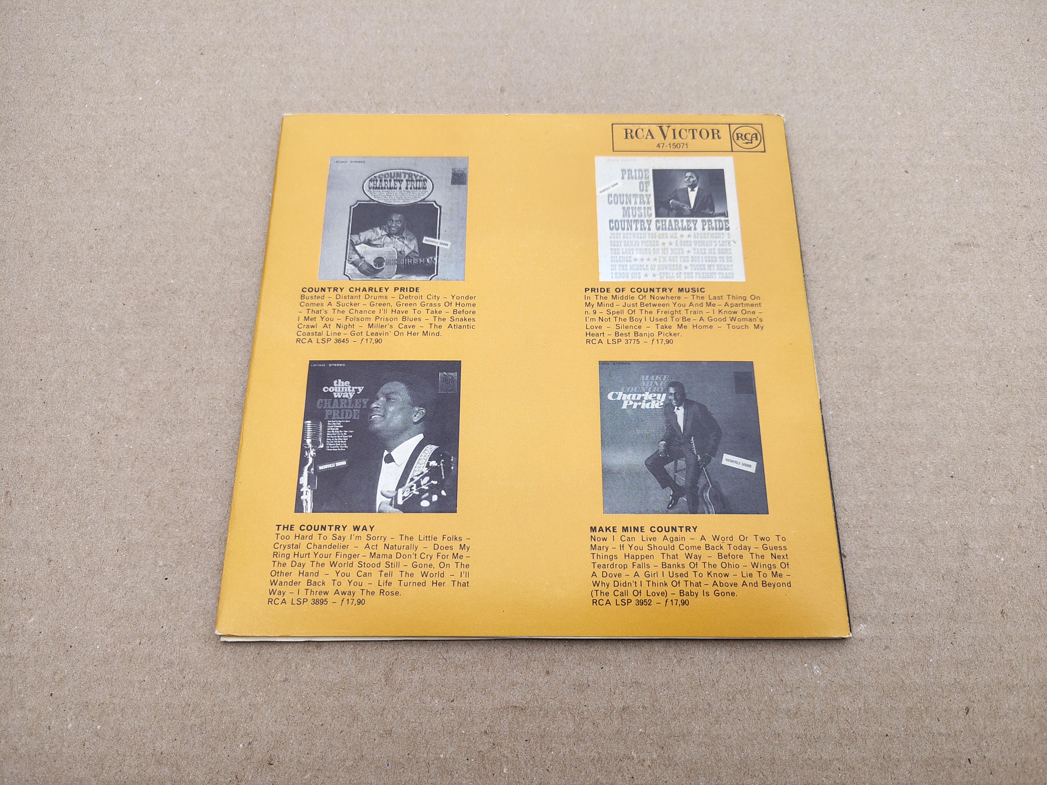 7" Single: Charley Pride - The Easy Part's Over (1968)