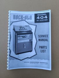 Service Manual: (Rock-ola - Capri/ 404 (1963) NEW !!