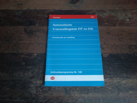 Handboek: Volkswagen/ Automaat O1F/ 01K/ Constructie en werking/ 1992