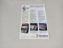 Flyer: Wurlitzer SL-900 Vinyl/CD jukebox (1989)