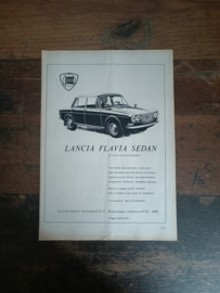 Reclame: Lancia Flavia (1970) 29 x 21 cm